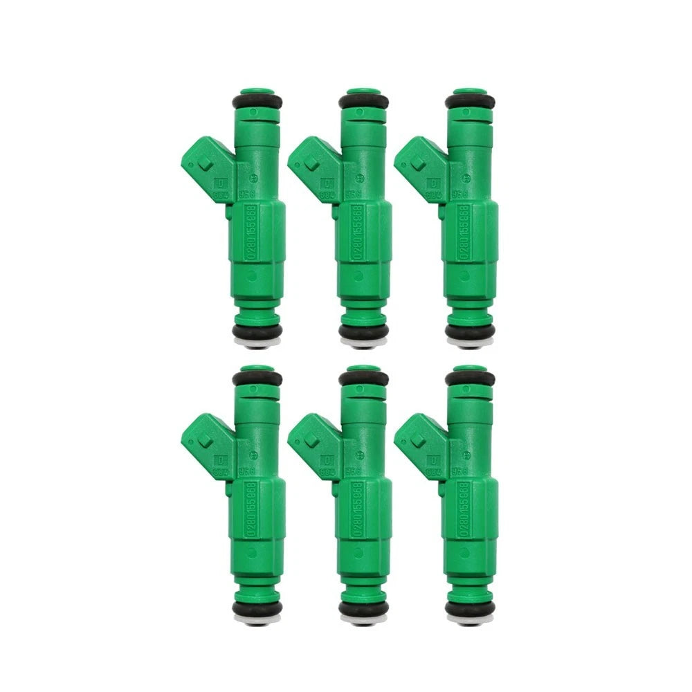 Set of 6 Fuel Injectors for Bosch 0280155968 (440cc, 42lb, EV1)