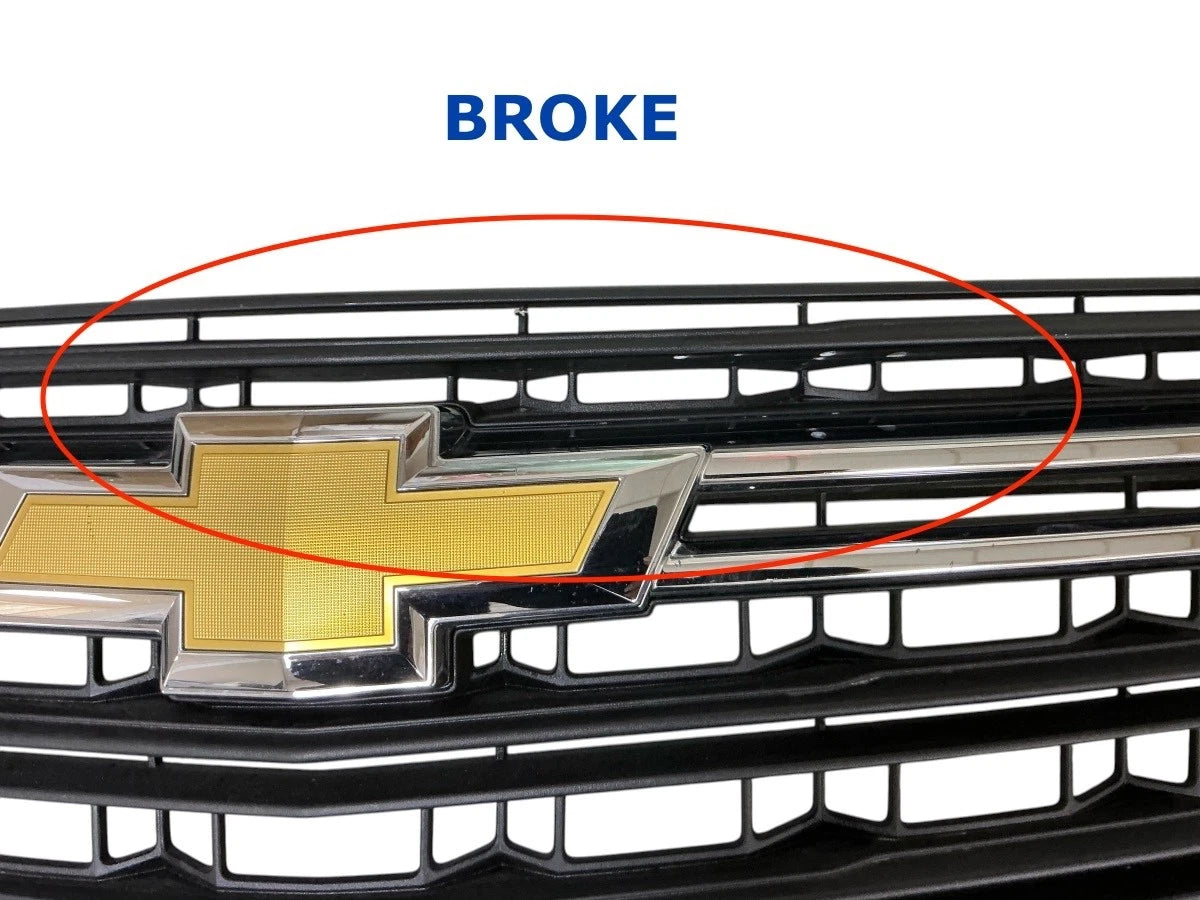 Bumper Grille for Chevy Traverse (2022–2024) Chrome/Textured