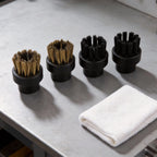 4 Piece Round Brush Set for Dupray Steam Cleaner