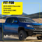 Set of 4 Pillar Post Door Window Covers for Chevy Colorado GMC Canyon (2015–2022)