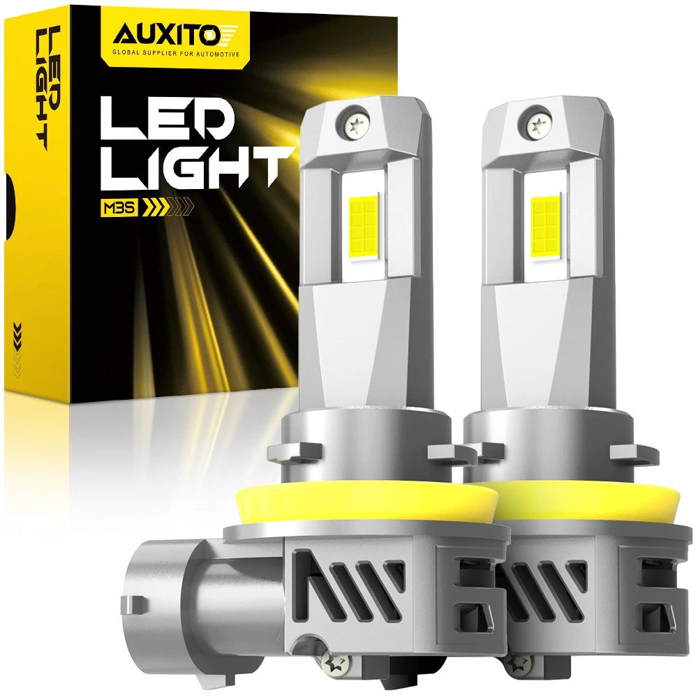 H11 LED Headlight Bulbs Kit 6000K White 2600LM for