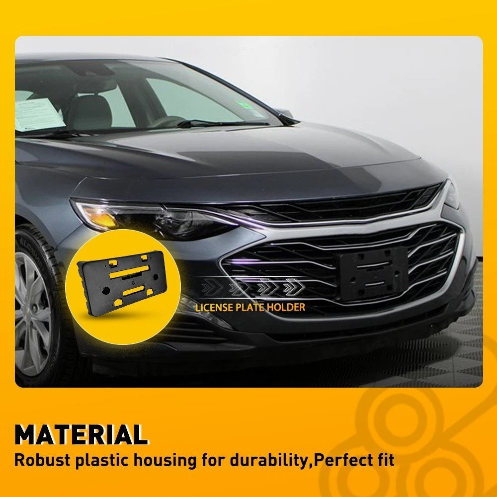 Front License Plate Frame Holder Bracket for Chevrolet Malibu (2019–2023) EPY