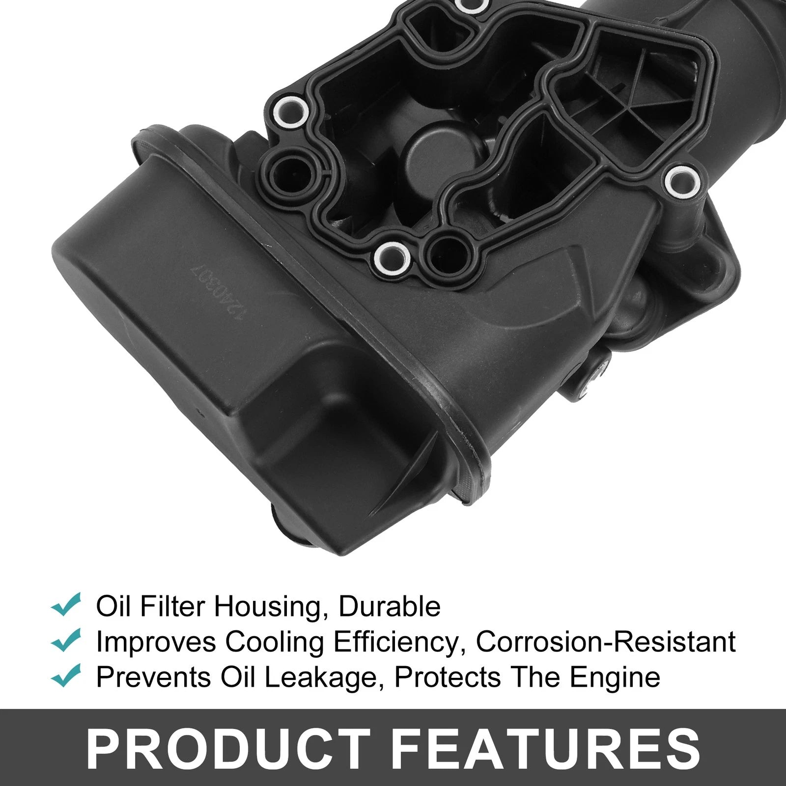 Engine Oil Filter Base Housing Assembly for Volkswagen Jetta (2007–2008) No. 06F115397H