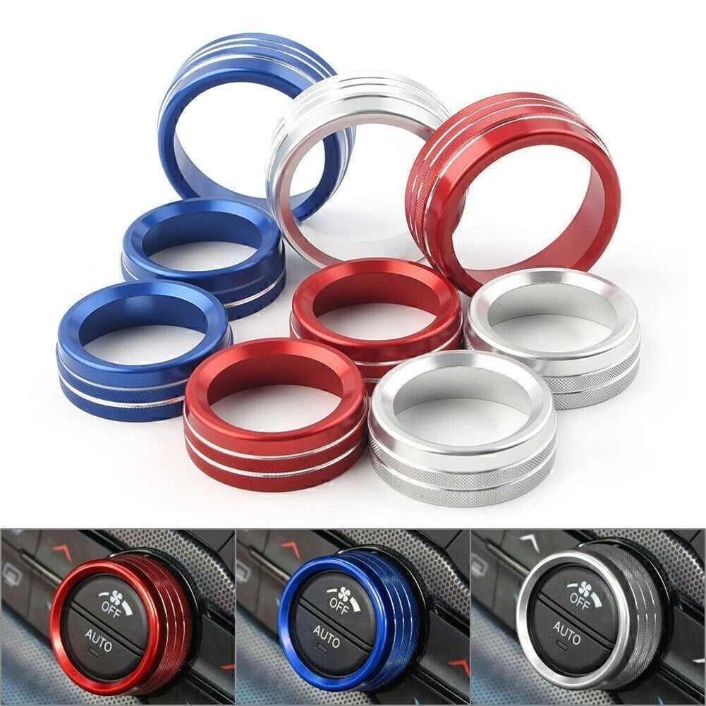 3X Air Conditioner Switch CD Button Knob for Dodge Challenger (2015–2020)
