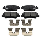 Set of 4 Bosch QuietCast Rear Ceramic Brake Pads for Accent Elantra Coupe Optima Rio