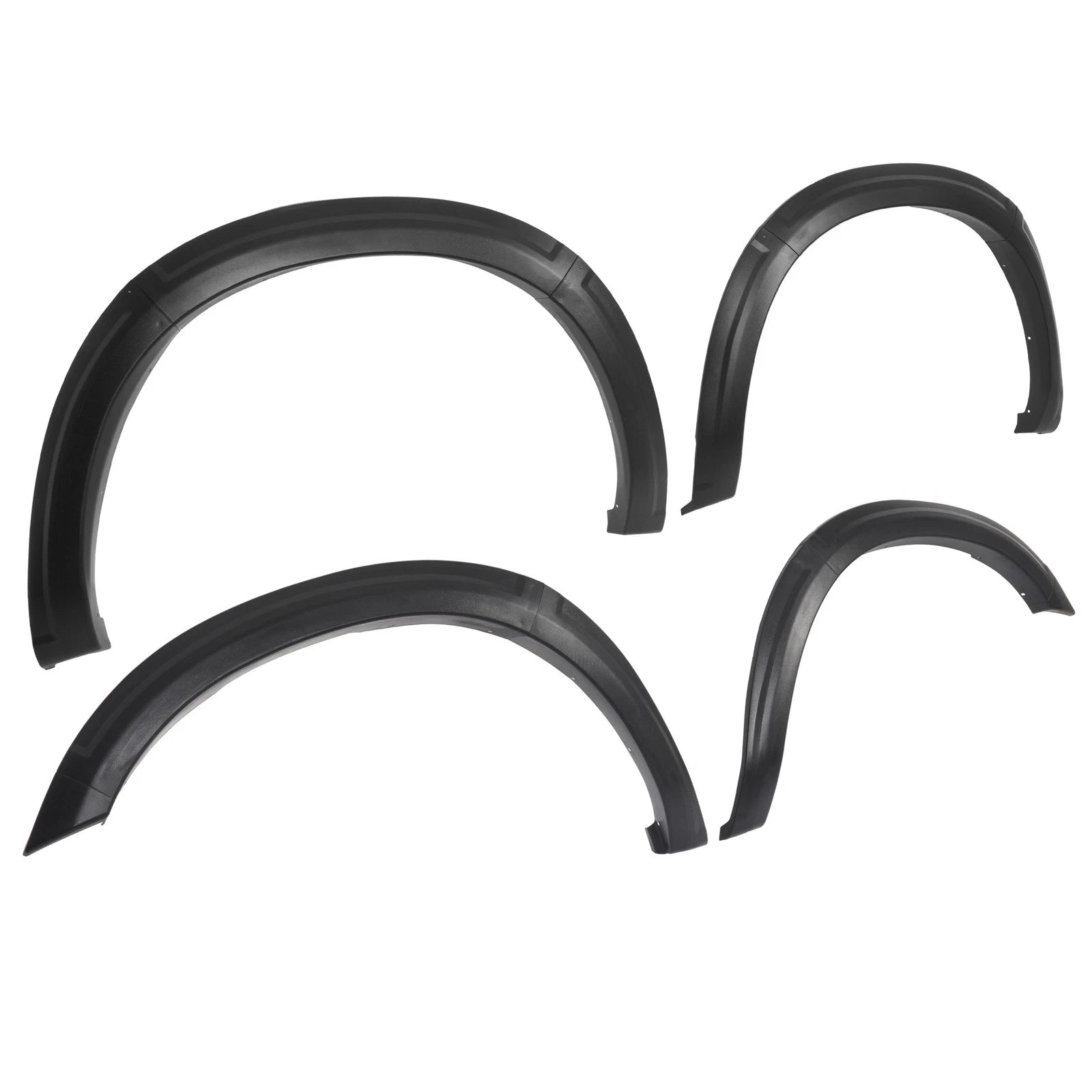 Fender Flares Set of 4 Textured Black PP for Dodge Ram 2500 3500 (2010–2018)