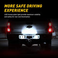 2X LED License Plate Light Lamp Assembly for F150 F250 F350