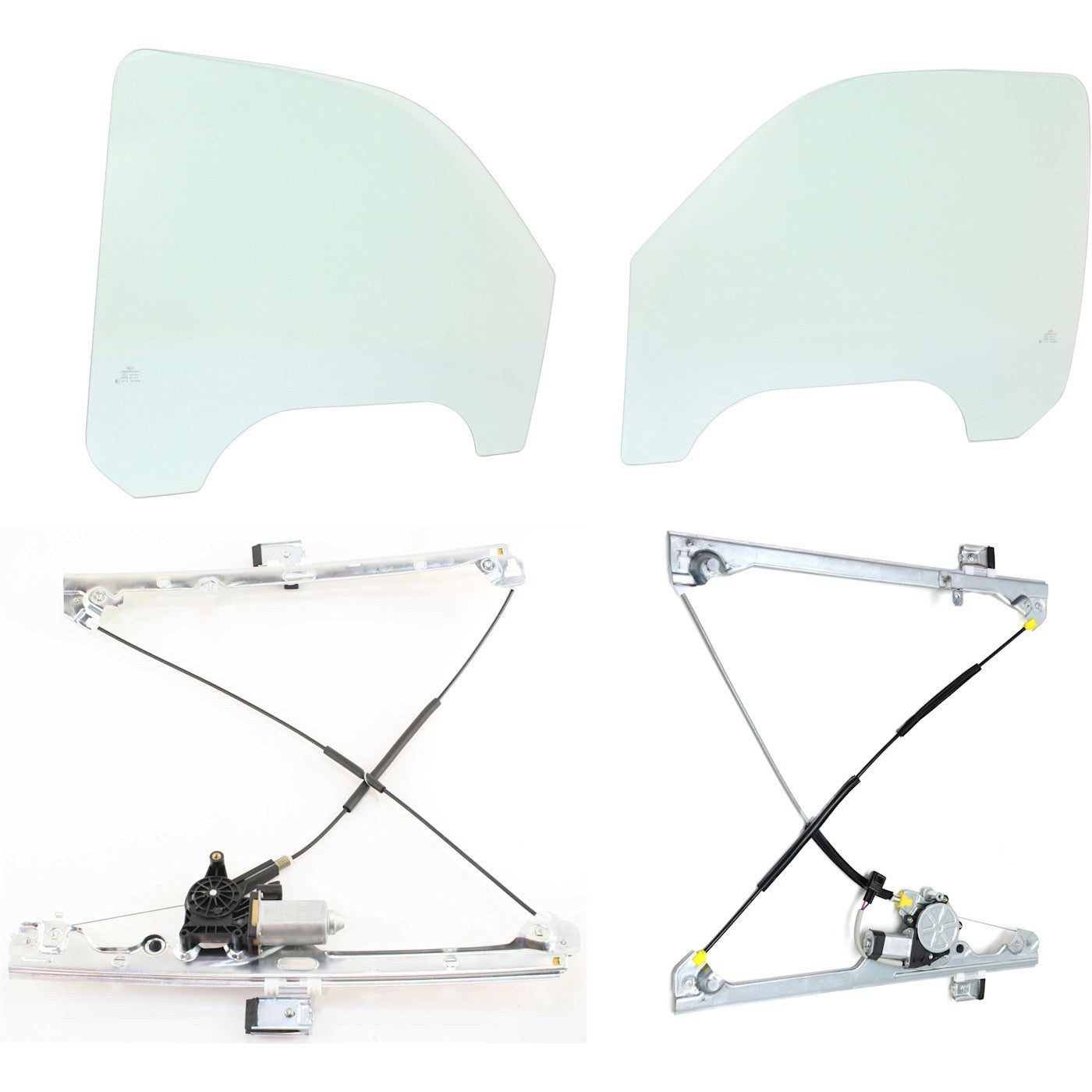 Door Glass Kit for Chevrolet Silverado 1500, GMC Sierra 1500 (1999–2005)