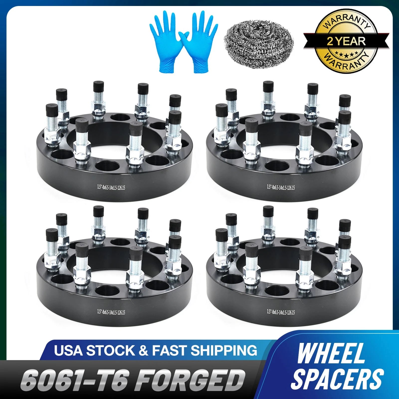 Set of 4 Wheel Spacers for Chevy Silverado Suburban 2500 (1989–2013)