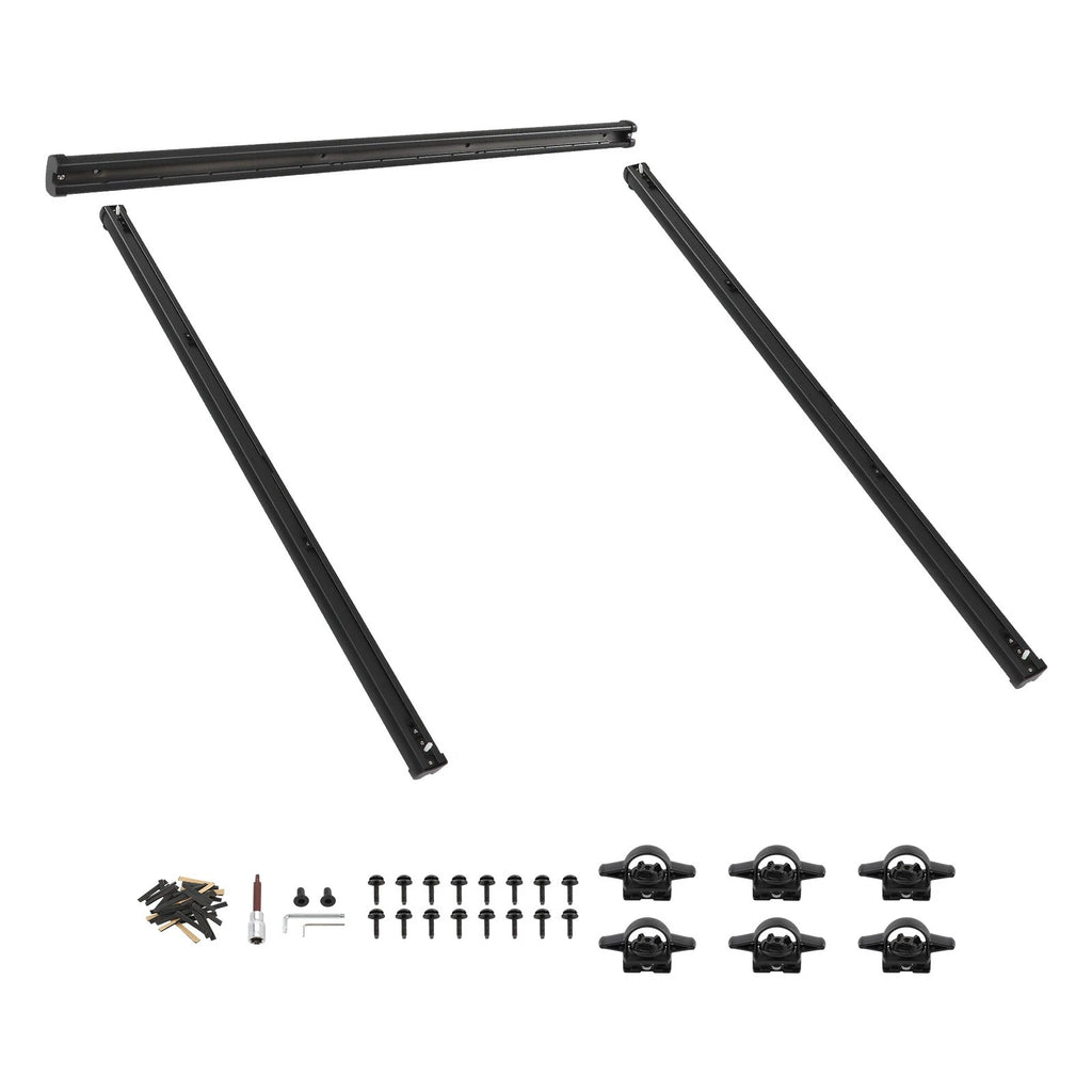 Rail Trail Rail Kit for Jeep Gladiator JT (2020–2023) Black