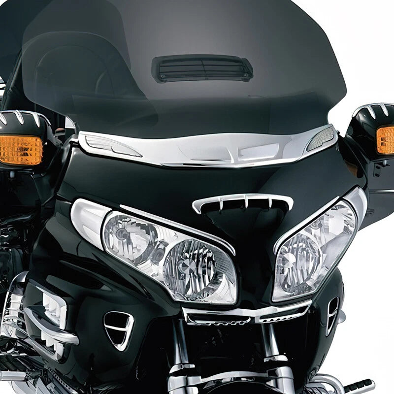 Chrome Windshield Trim for Honda Goldwing GL1800 F6B (2001–2017)