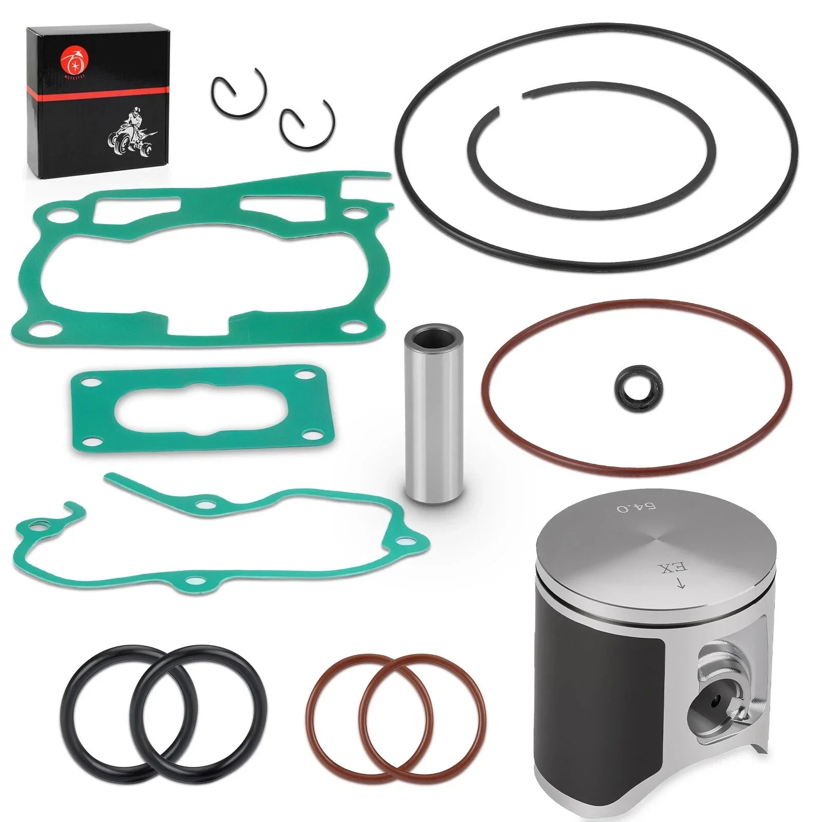 Top End Rebuild Piston Gasket Ring STD 54mm for Yamaha YZ125 (2002–2004)