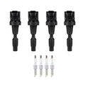 Set of 4 Ignition Coils & NGK Iridium Spark Plugs for Elantra Forte (2011–2016)