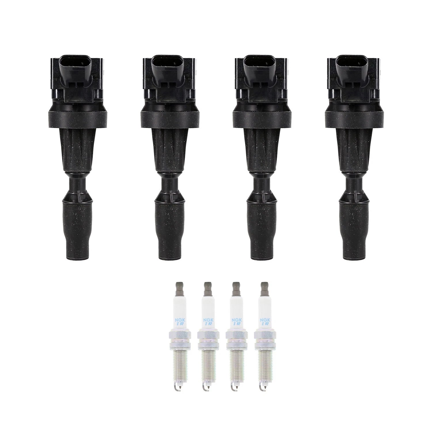 Set of 4 Ignition Coils & NGK Iridium Spark Plugs for Elantra Forte (2011–2016)