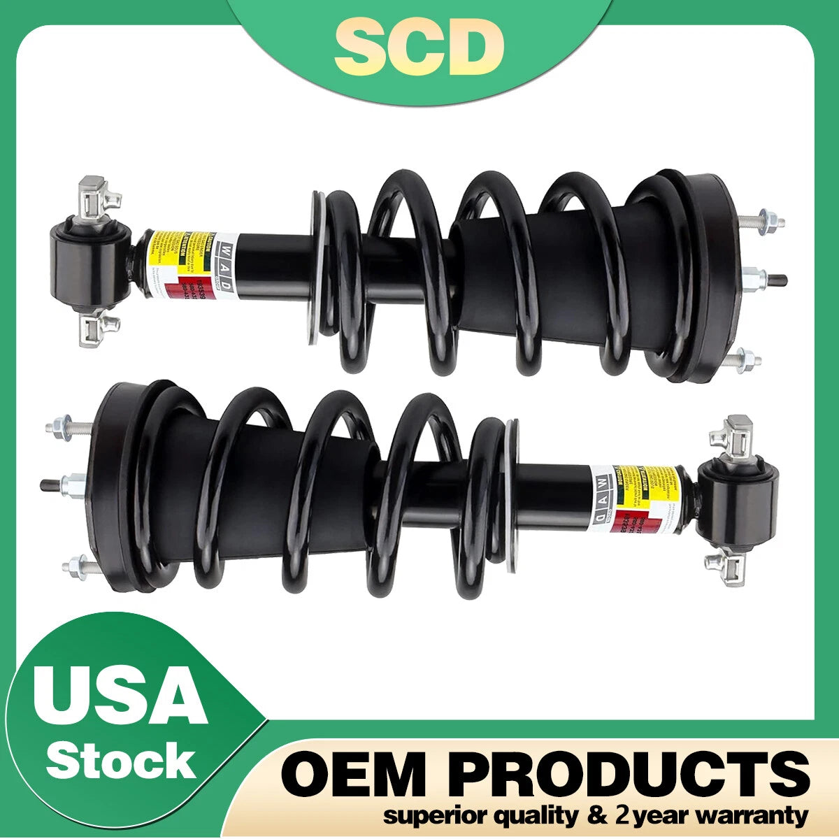 2X Front Strut Assembly Shock for Cadillac Escalade GMC Yukon (2015–2020) 580-435
