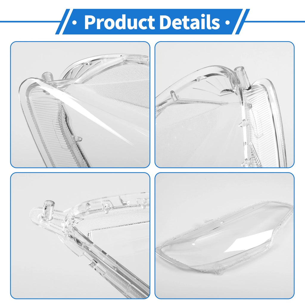 Headlight Lens Cover for Honda Fit (2014–2020) PC Clear