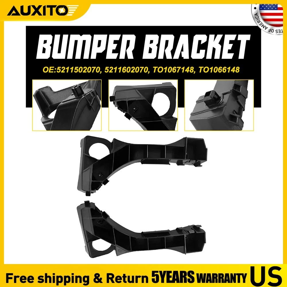 Set of 2 Front Bumper Brackets for Toyota Matrix (2003–2008)