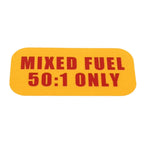 Mixed Fuel Only Stickers for Gas Oil Mixture Can Labels (24 Pack)