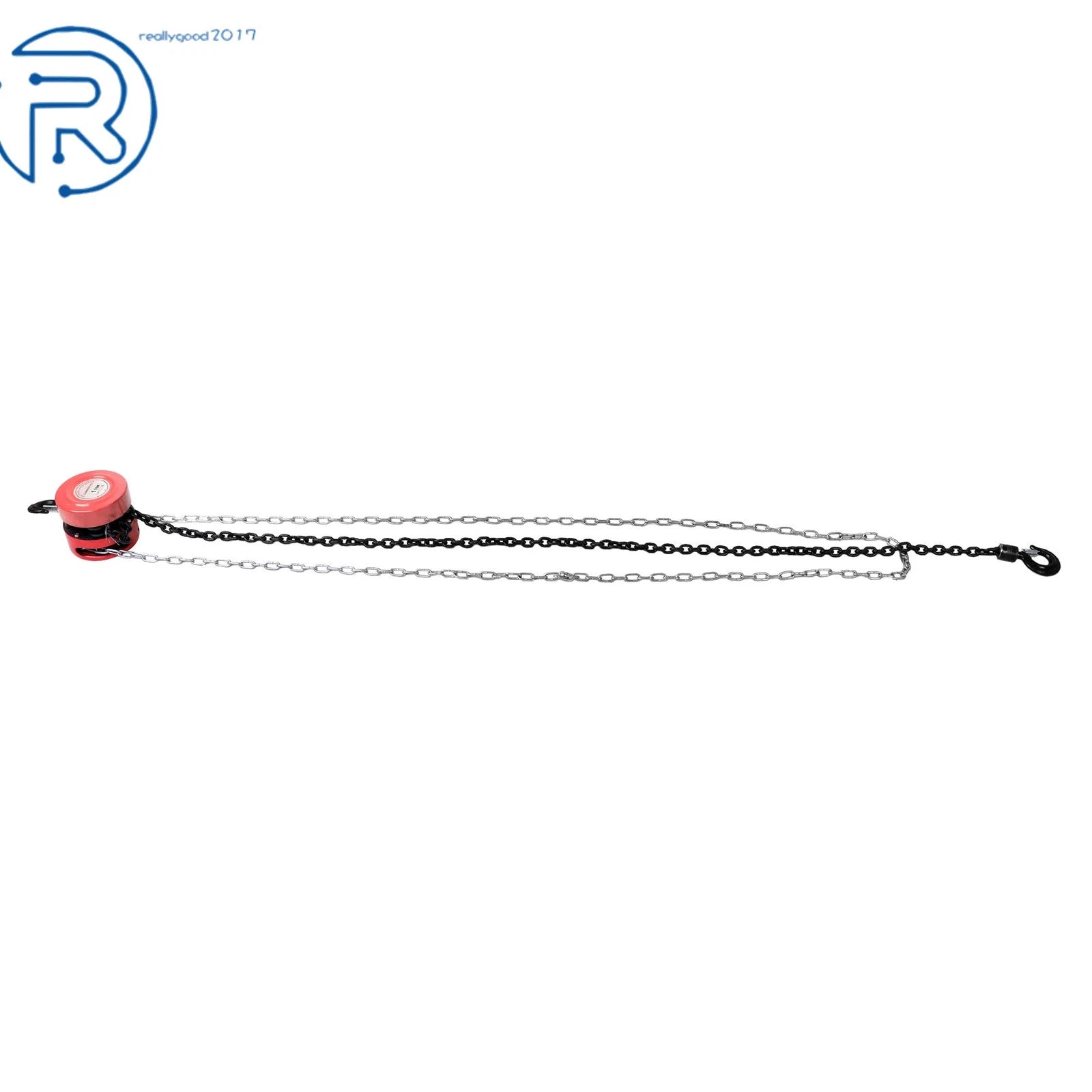 1 Ton Manual Chain Hoist for Heavy-Duty Lifting (2200 lbs Capacity, 7' Lift)
