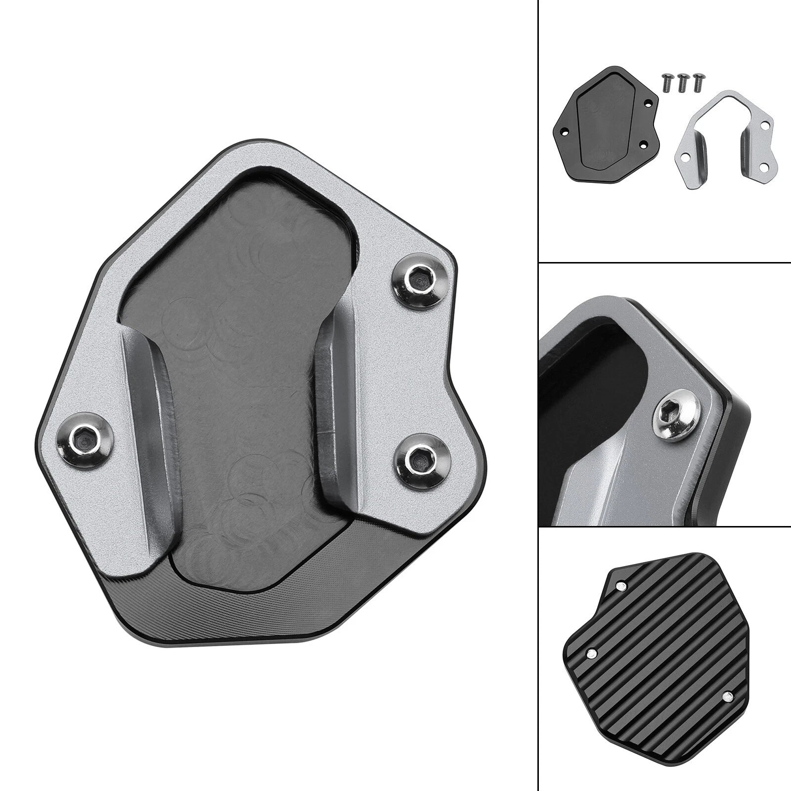 Kickstand Enlarger Plate Pad for Tiger 800/XC/XCA/XR/XRT (2010–2020)
