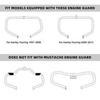 Vented Leg Fairing Glove Box for Harley Touring Electra Glide (1983-2013)