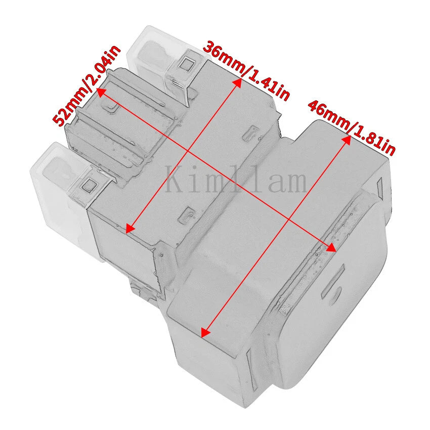 Starter Solenoid Relay for Yamaha VK540F VK540V (2017–2023) 3D7-81940-00