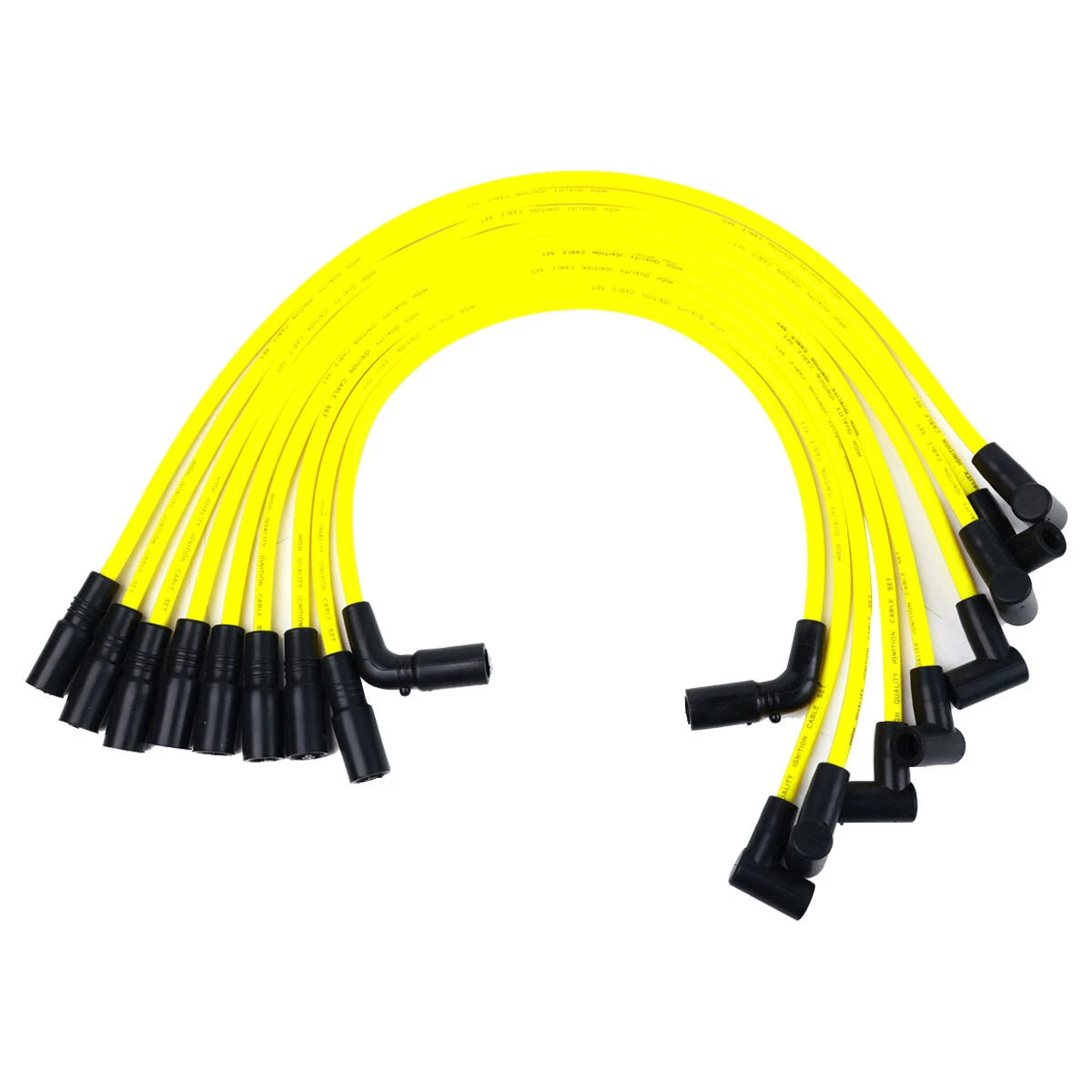 Yellow Spark Plug Wire + Plug for Chevy C1500 K1500 GMC 5.7L 5.0L (1996–1999)