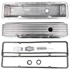 Finned Aluminum Tall Valve Covers for Chevrolet Small Block (283–400)