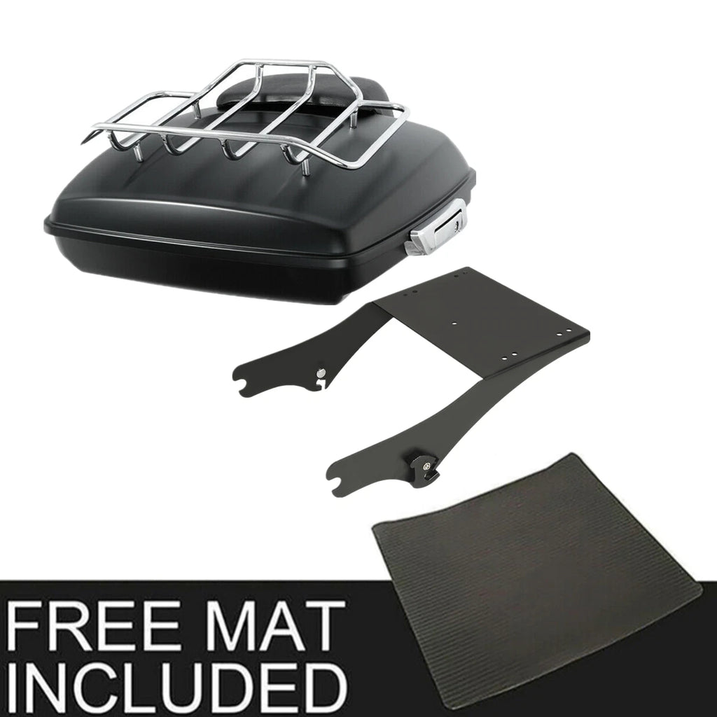 Trunk Backrest Mount Rack for Harley Touring Street Glide (1997–2008)