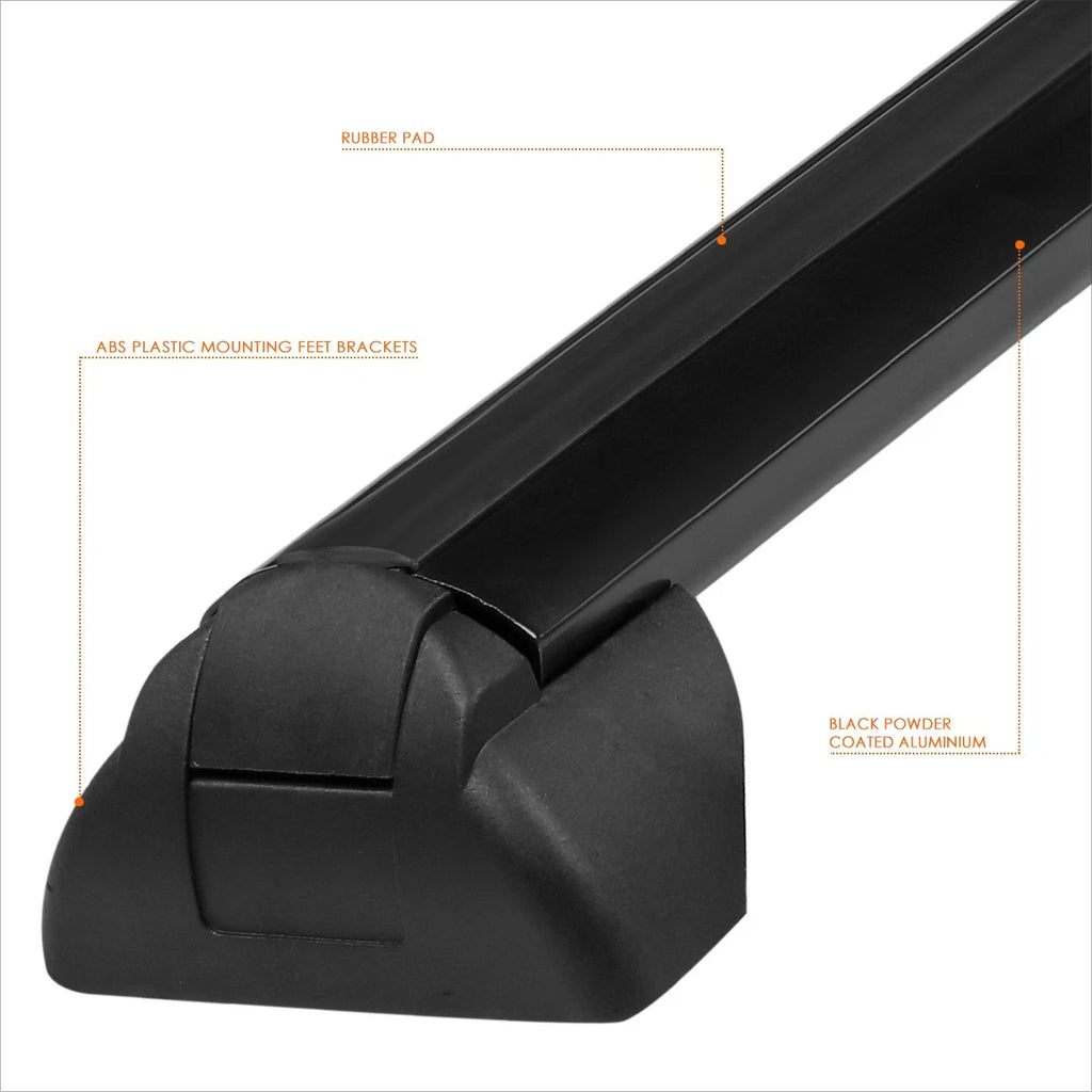Roof Rack Crossbar for Saturn Vue (2002–2007) - OE Style, Aluminum, Black