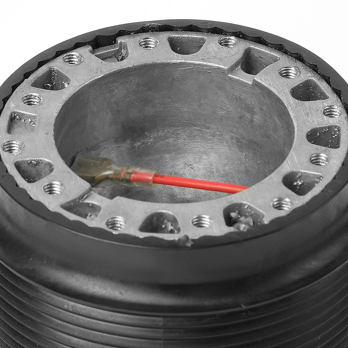 6 Hole Steering Wheel Hub Adaptor + Horn Button for Honda Accord/Civic/CRX (1984–1989)