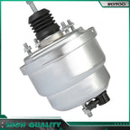 7" Dual Diaphragm Chrome Power Brake Booster for Chevy GM (Universal)