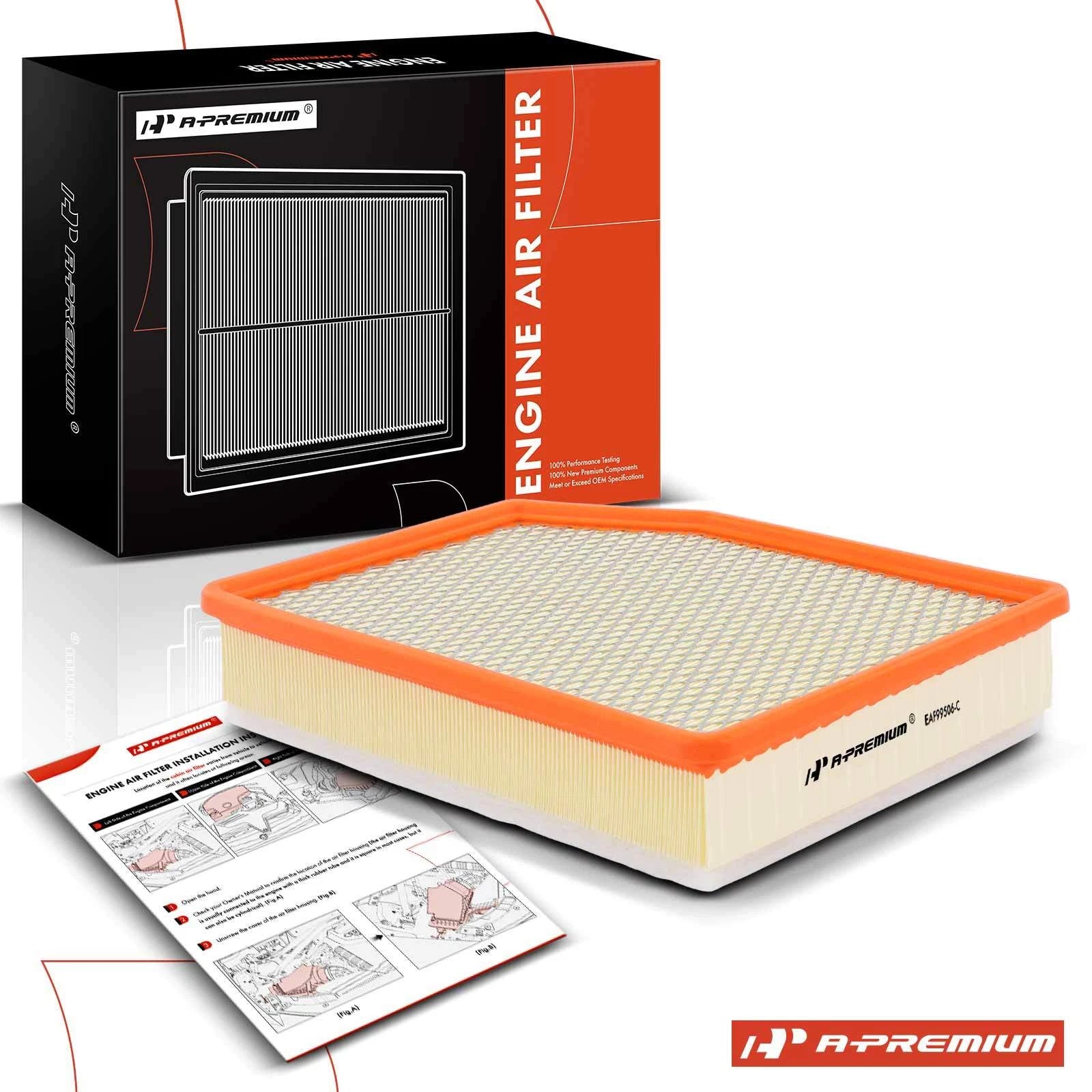 Engine Air Filter for Chevy Silverado 1500 GMC Sierra 1500 (2019–2023)