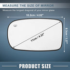 Heated Mirror Glass Left Driver Side for Chrysler 200 (2011–2016) 68101147AA