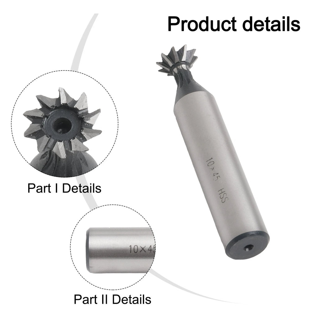 25mm HSS End Mill for Milling (25x12x12x66mm)