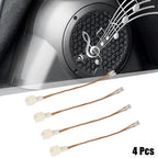 Set of 4 Car Speaker Connector Wire Harness Plug for Nissan Infiniti