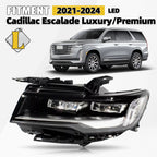 Full LED Headlight for Cadillac Escalade (2021–2024) Driver Side