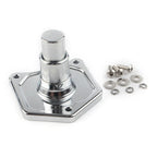 Chrome Solenoid Cover Starter Push Button for Harley Electra Glide (1991–2017)