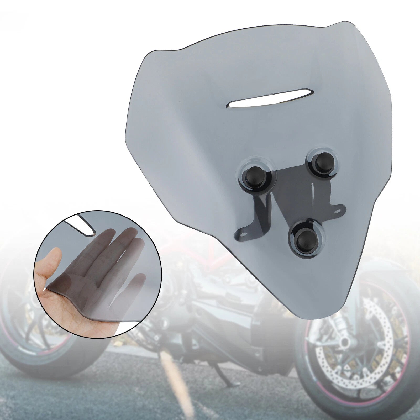 Windshield Windscreen for Ducati Streetfighter V4/V4S/V4SP (2020–2023) Gray