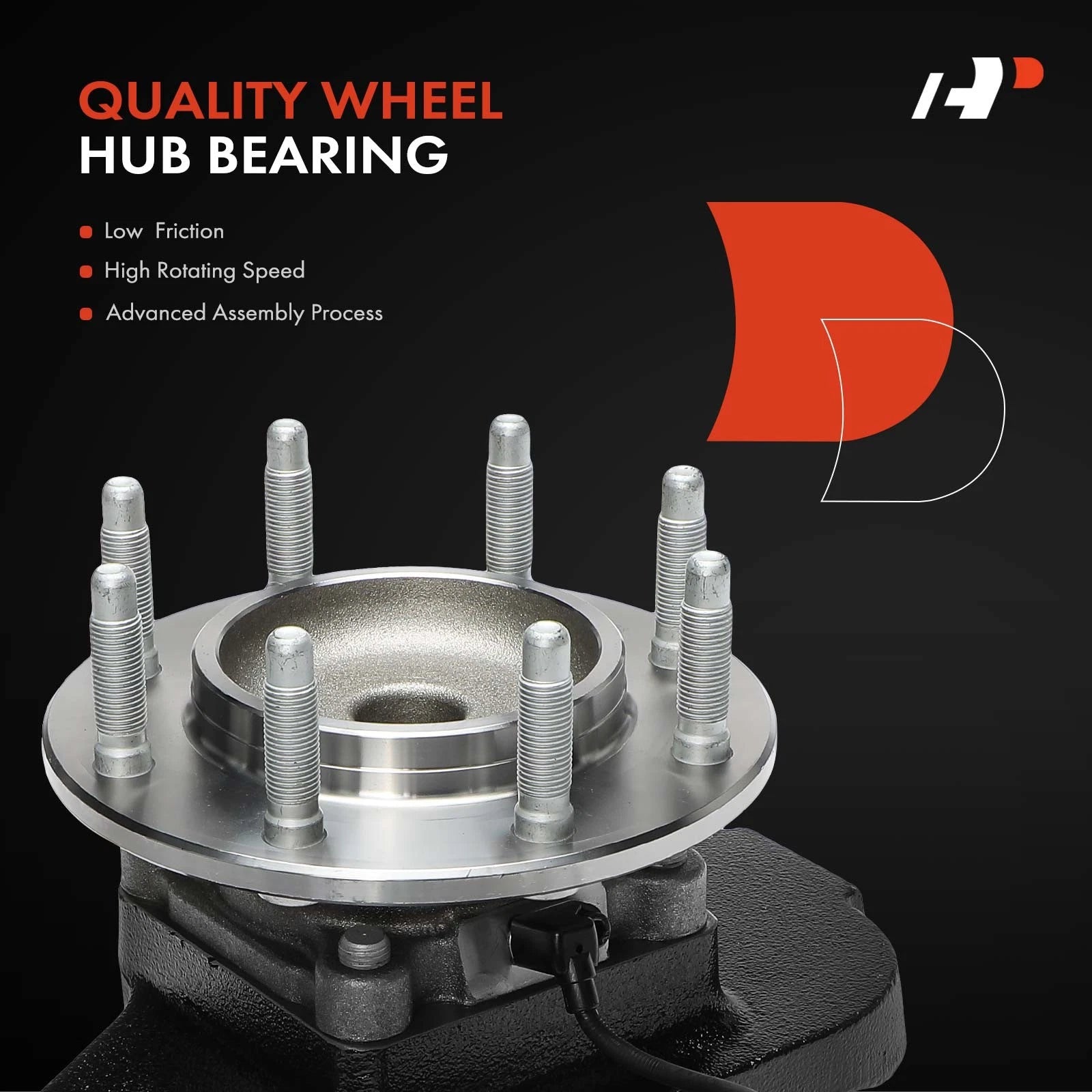 Front Right Steering Knuckle & Hub Bearing for Chevrolet GMC Sierra