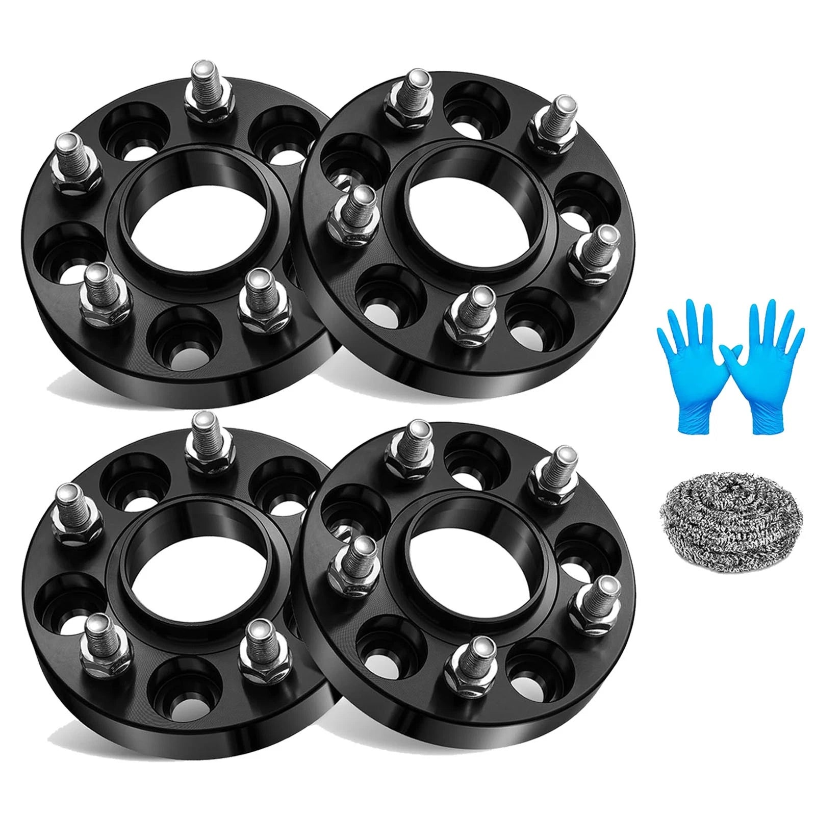 4Pcs 1" Hubcentric 5x108 Wheel Spacers for Ford Bronco Jaguar (63.4-79)
