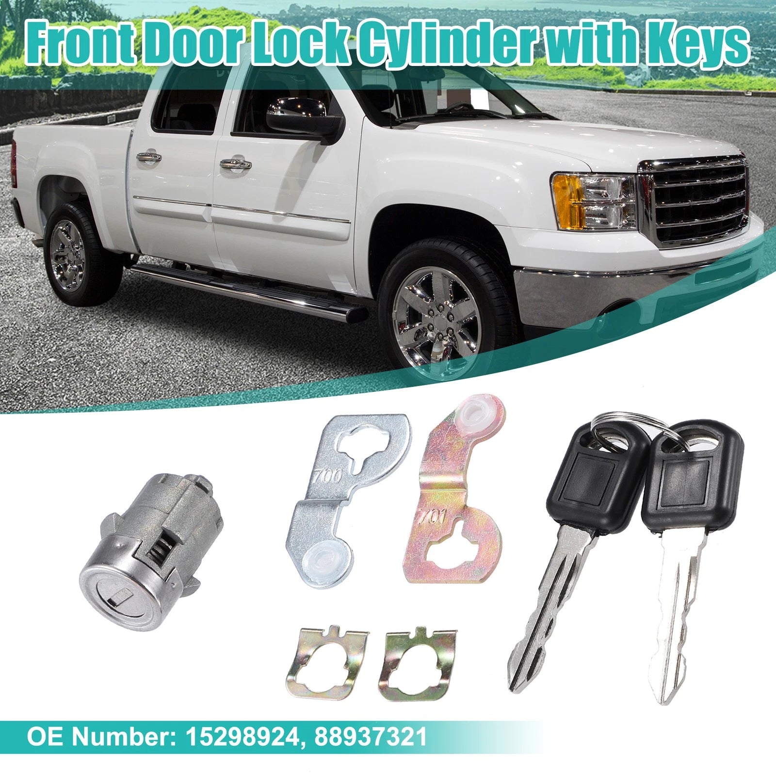 Door Lock Cylinder for Chevrolet GMC (NO. 15298924)