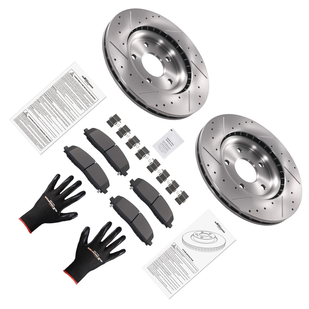 Front Brake Rotors & Pads Kit for Dodge Grand Caravan/Journey (2012–2020) S53068