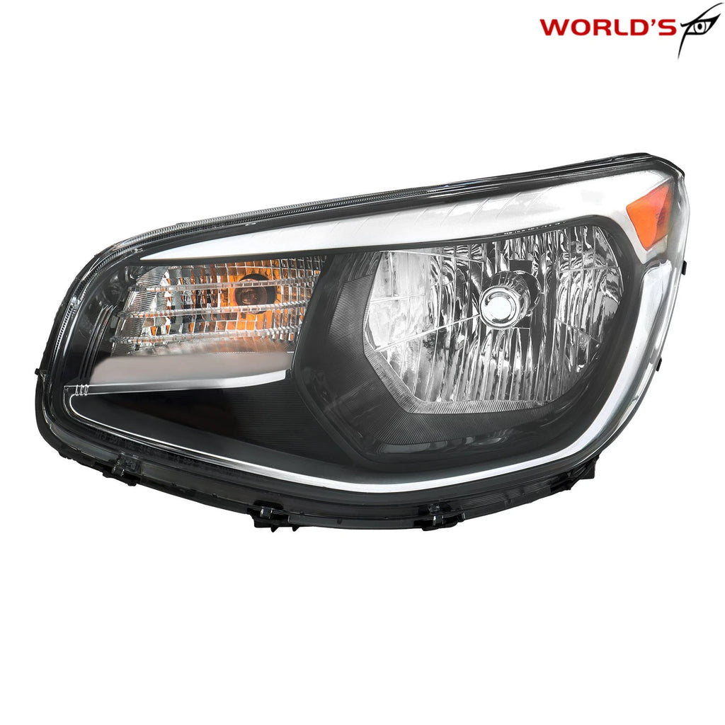 Halogen Headlight Chrome Assembly for Kia Soul (2014–2019) Left Side