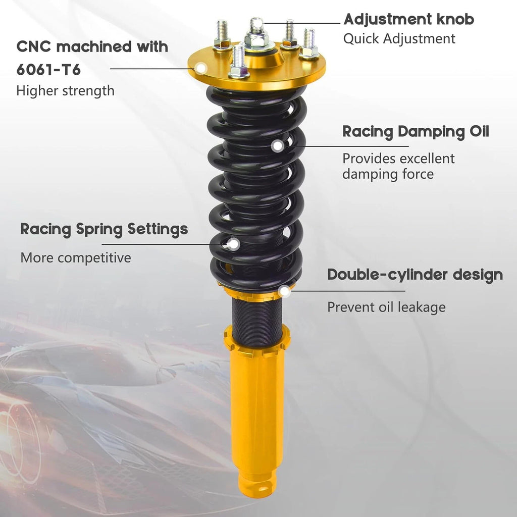 Coilover Struts Shock Suspension Kit for Acura TSX (2004–2008)