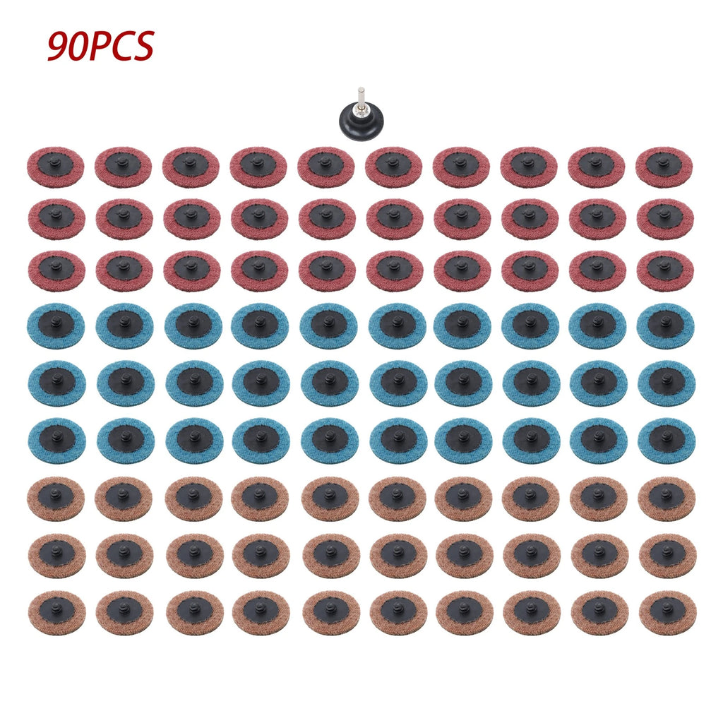 Set of 90 Torque Sanding Discs for Automotive Use (2 Inch)