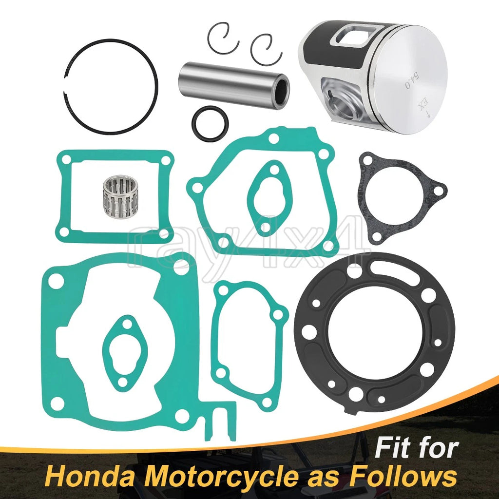 Top End Piston Bearing Gaskets Rebuild Kit 54mm Bore for Honda CR 125R (1992–1999)