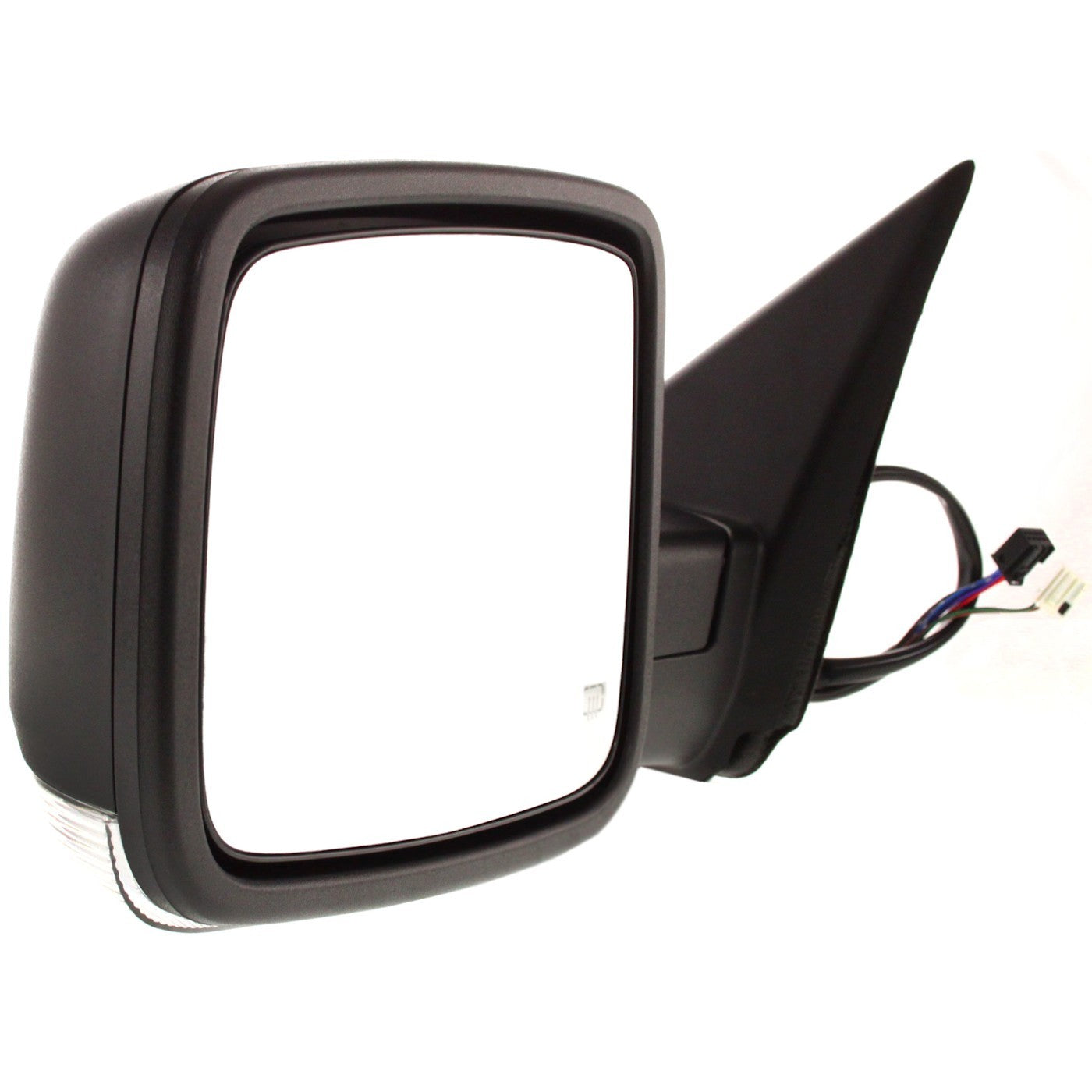Driver Side Mirror for Ram 1500 (2011–2012) with Signal Light, Textured Black