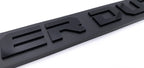 Matte Black License Plate Frame with Emblem for Ford F-250 F-350 (2017–2024)
