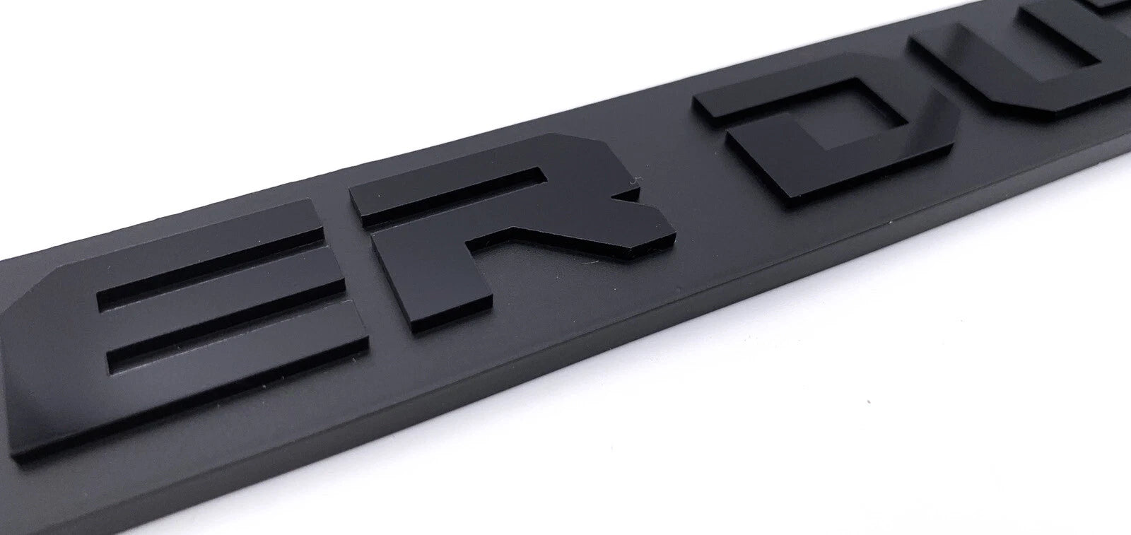 Matte Black License Plate Frame with Emblem for Ford F-250 F-350 (2017–2024)
